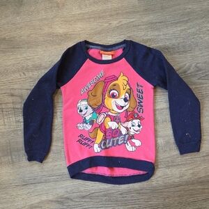 Nickelodeon Pink and Blue Sweatshirt Vibrant and Cozy